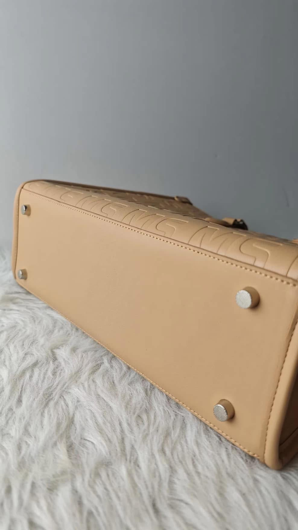 MS Tote Handbag – Vegan Leather Crossbody Tote