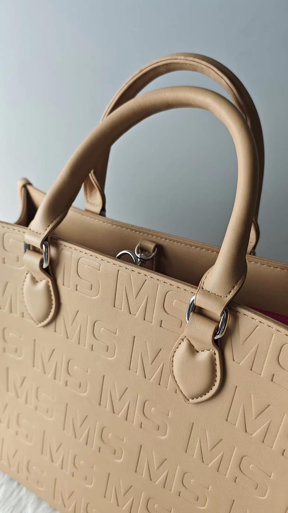 MS Tote Handbag – Vegan Leather Crossbody Tote