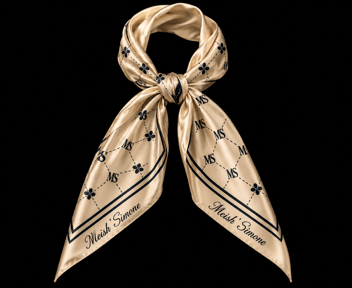 Meish’Simone Signature Silk Scarf