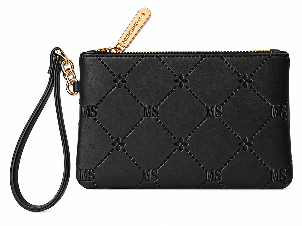 Maison Noir Wristlet | Black