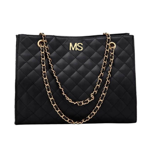 Chain crossbody tote