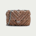 Bili-Jean Co Brown Denim Bag – Luxury Fringe Tote